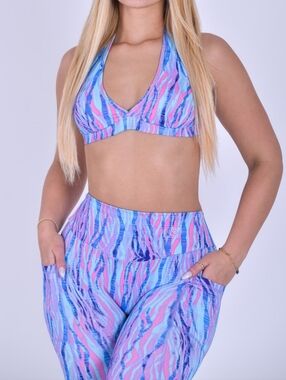CLS Sportswear Vibrant Wave Print Set